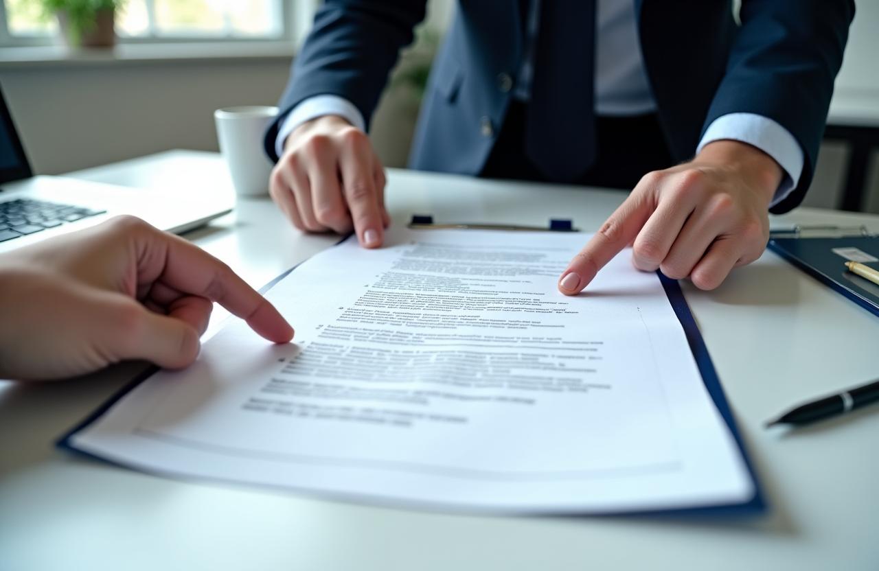 Revisión profesional de contratos para consultoras