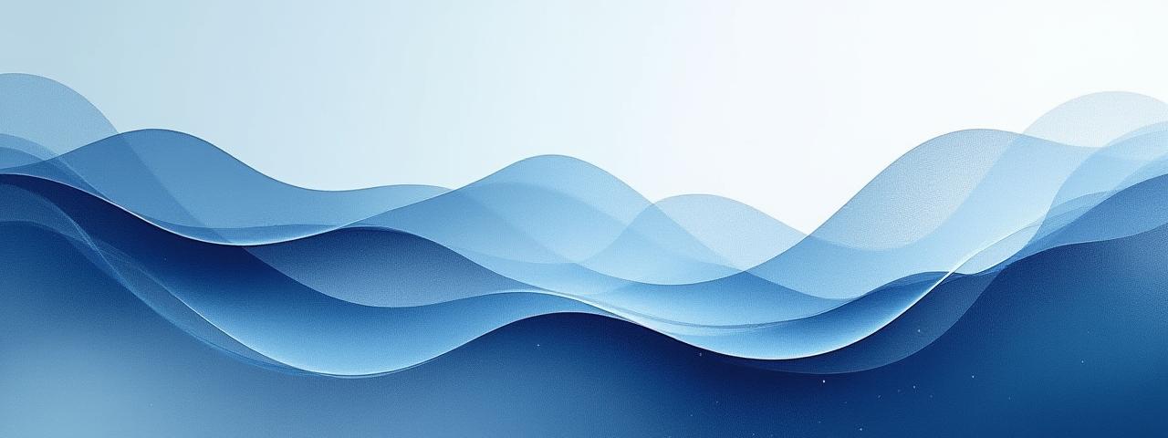 Ondas de sonido abstractas mezcladas con elementos naturales, simbolizando la fusión de sonido y naturaleza de Tlaloc Waves