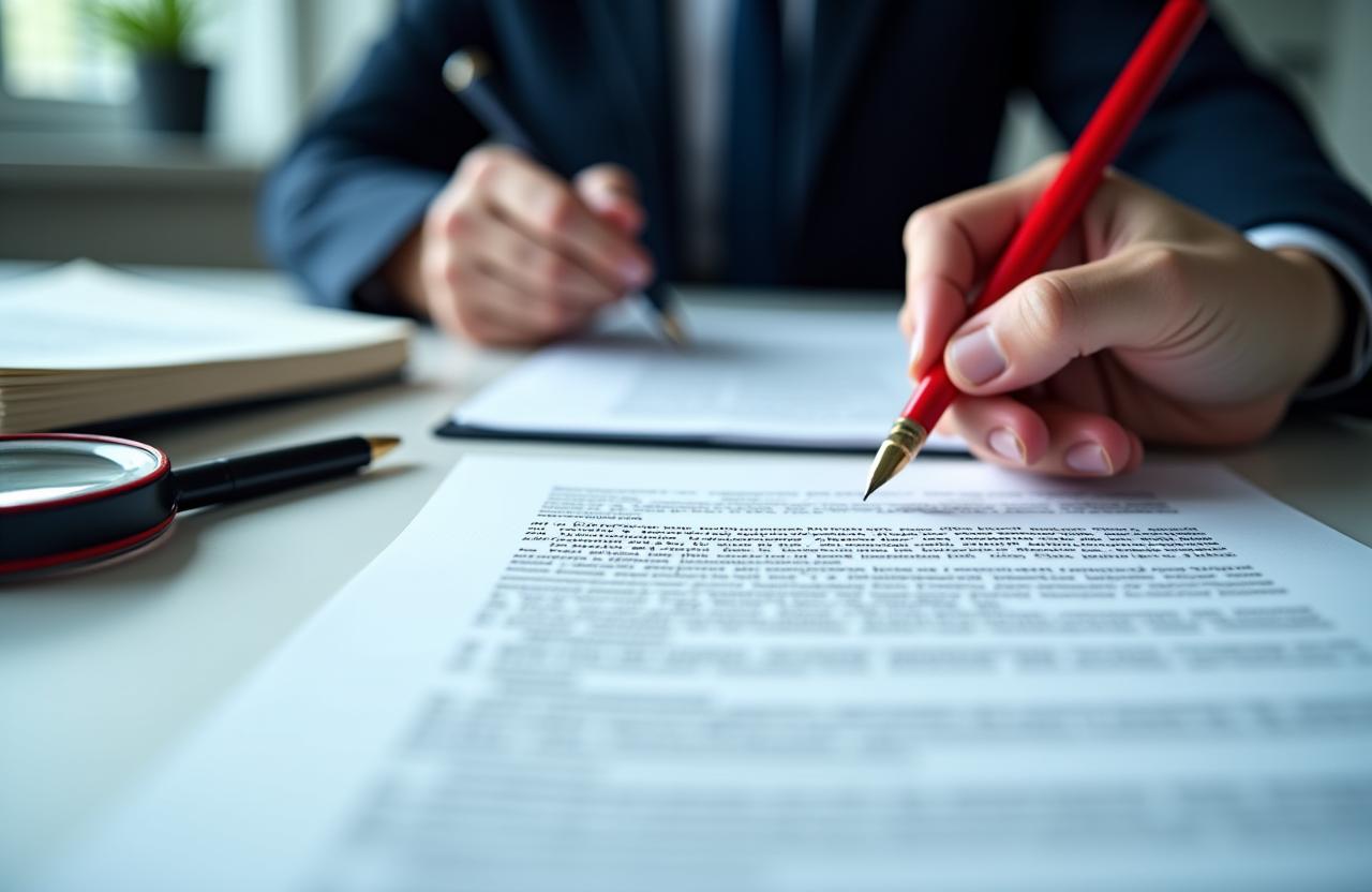 Servicios profesionales de revisión y redacción de contratos
